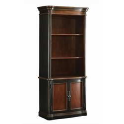 Coaster Three Shelf Two Tone Bookcase in Brown