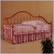 ADD TO YOUR SET: Coaster Camel Back Wood Daybed in Oak Finish