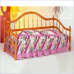 Coaster Camel Back Daybed in Oak Finish