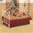 ADD TO YOUR SET: Coaster Ivory Fan Metal Daybed in White Finish