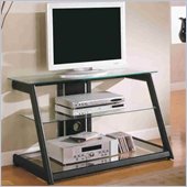 Coaster Contemporary Metal and Glass Media Console