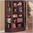 ADD TO YOUR SET: Coaster  Cappuccino Bookcase Corner Unit