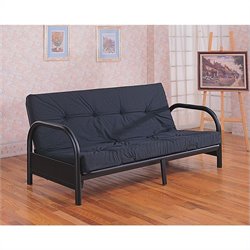 Coaster Curtin Black Metal Full Size Futon Frame by Coaster