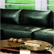 ADD TO YOUR SET: Coaster Kayson Contemporary Bonded Leather Armless Chair in Black