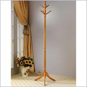 Coaster Coat Racks Classic in Golden Oak Finish
