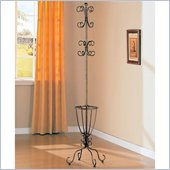 Coaster Metal Coat Rack with Umbrella Holder