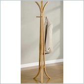 Coaster Contemporary Wood Coat Rack in Light Wood