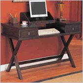 Coaster Dickson Table Desk with Hinged Top in Warm Tobacco Finish