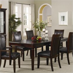Coaster Ramona Formal Rectangular Dining Table in Walnut Finish