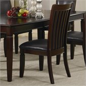 Coaster Ramona Formal Dining Room Side Chair in Walnut Finish