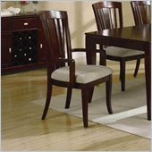 Coaster El Rey Arm Chair with Slat Back in Intimate Cherry Finish