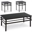 ADD TO YOUR SET: Coaster 3 Piece Occasional Table Sets Modern Coffee and End Table Set in Black