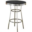 ADD TO YOUR SET: Coaster Cleveland 1950's Soda Fountain Pub Table with Black Top