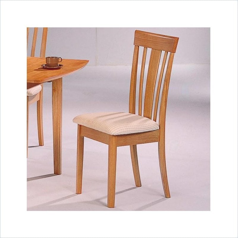 Coaster Set of 2 Dining Chair with Fabric Seat