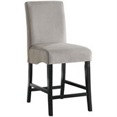 Coaster Stanton 24 Inch Gray Bar Stool with Sleek Gray Material