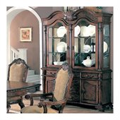 Coaster Saint Charles Buffet and Hutch in Deep Brown Finish