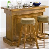 Coaster Mitchell Bar Unit with Storage & Game Table in Oak Finish