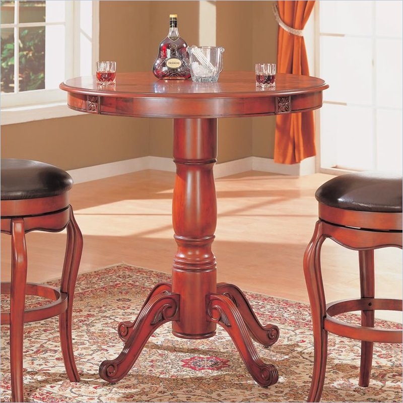 Coaster Harrison Bar Table with Pedestal Base
