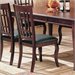 Coaster Newhouse  Dining Chair with Faux Leather Seat in Cherry Finish