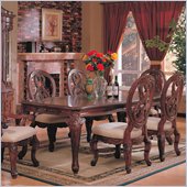 Coaster Nottingham Rectangular Dining Table with Cabriole Legs in Rich Brown