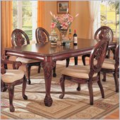Coaster Tabitha Traditional Rectangular Dining Table in Cherry Finish