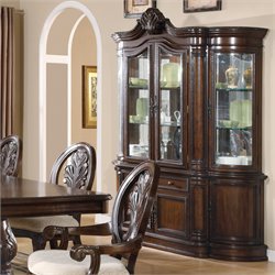 Coaster Tabitha Traditional China Cabinet in Cherry Finish