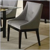 Coaster Alvarado Upholstered Dining Side Chair in Cappuccino Finish