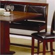 ADD TO YOUR SET: Coaster Lancaster Counter Height Dining Bench in Faux Leather 