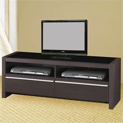 Coaster TV Stands Contemporary Media Console with Shelves and Drawers