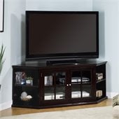 Coaster Fullerton Transitional Corner Media Unit with Glass Doors