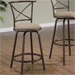 ADD TO YOUR SET: Coaster 24 Inch Metal Bar Stool in Brown