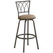 ADD TO YOUR SET: Coaster 29 Inch Metal Bar Stool in Blk/Brown