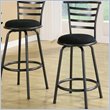 ADD TO YOUR SET: Coaster 24 Inch Metal Bar Stool in Gunmetal  