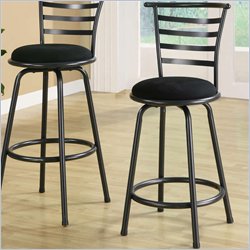 Coaster 24 Inch Metal Bar Stool in Gunmetal