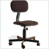Coaster Office Chairs Casual Fabric Office Task Chair in Black
