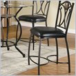 ADD TO YOUR SET: Coaster Monroe Metal Counter Height Chair w/ Faux Leather Seat