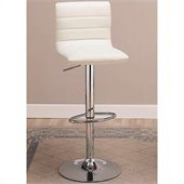 Coaster Dining Chairs and Bar Stools 29 White Adjustable Bar Chair