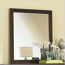 Coaster Tiffany Vertical Dresser Mirror in Deep Brown