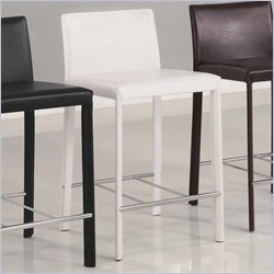 Coaster 24 Inch Bar Stool in White