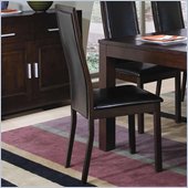Coaster Morningside Dining Side Chair w/ Faux Leather Seat & Back