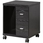 Coaster Peel 2 Drawer Computer Stand in Black