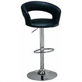 Coaster 29 Inch Black Adjustable Bar Chair