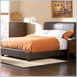 ADD TO YOUR SET: Coaster Tamara Faux Leather Upholstered Bed in Walnut Finish