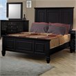 ADD TO YOUR SET: Coaster Sandy Beach Classic Panel Bed in Black Finish
