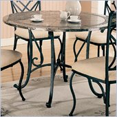 Coaster Ardith 45 Round Marble Look Dining Table