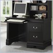 ADD TO YOUR SET: Coaster Saint Laurent Single Pedestal Computer Desk in Black
