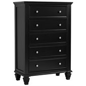 Coaster Sandy Beach Chest in Black finish