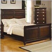 Coaster Temre Panel Sleigh Bed in Cappuccino Finish