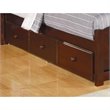 ADD TO YOUR SET: Coaster Parker Underbed Storage Drawer Unit in Deep Dark Cappuccino