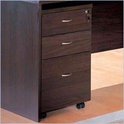Coaster Decarie Contemporary File Cabinet with Casters in Cappuccino
